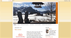 Desktop Screenshot of lifeintheswissalps.com